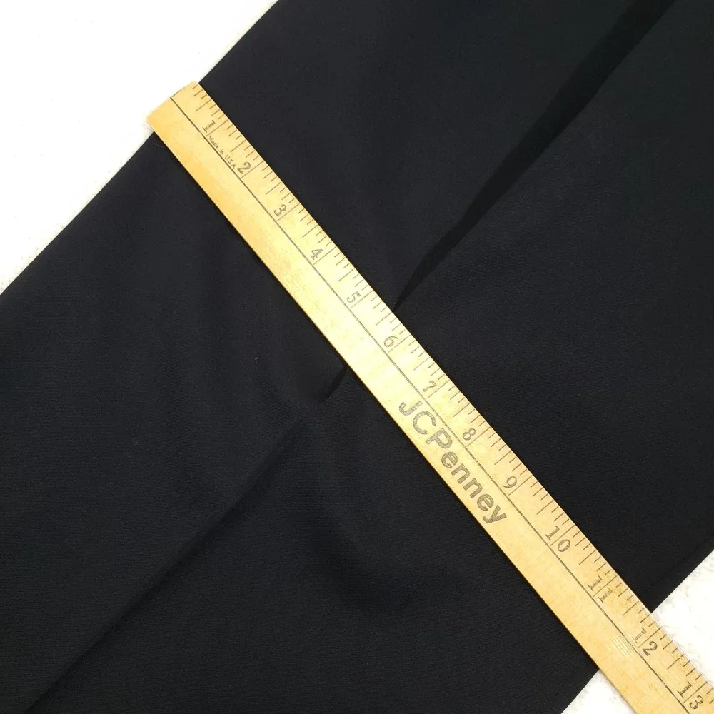 Ballin Elan Dress Pants Mens 34 Black Pure Wool Pleated Cuffed Made in Canada